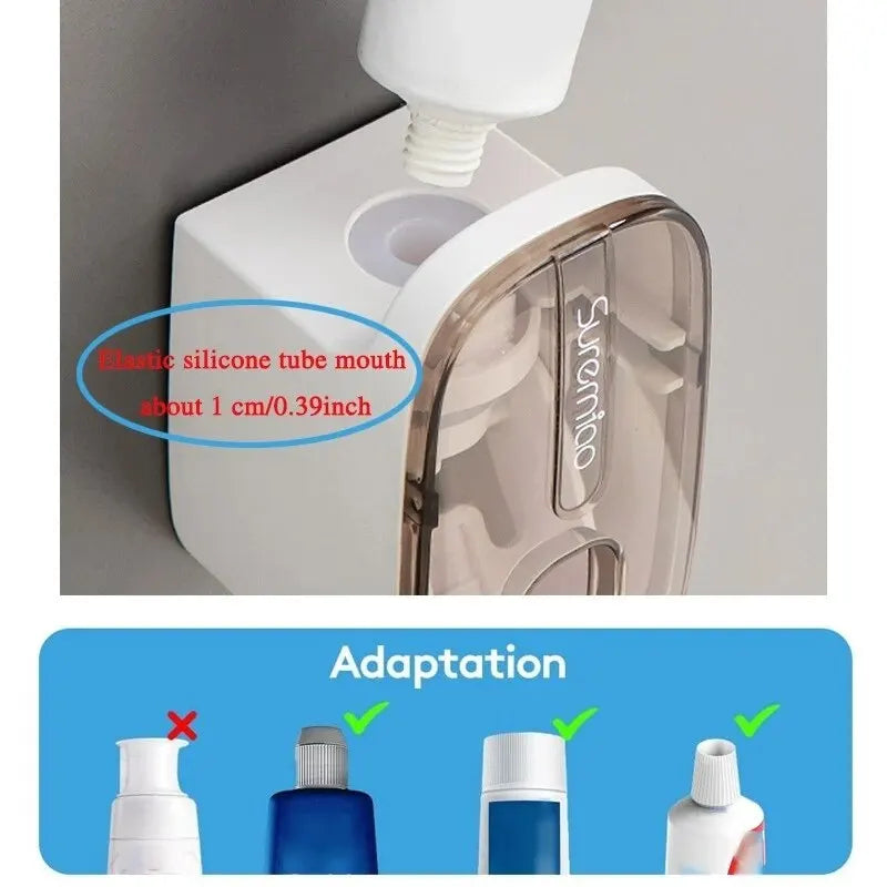 Wall-Mount Toothpaste Dispenser: Simplify Your Routine