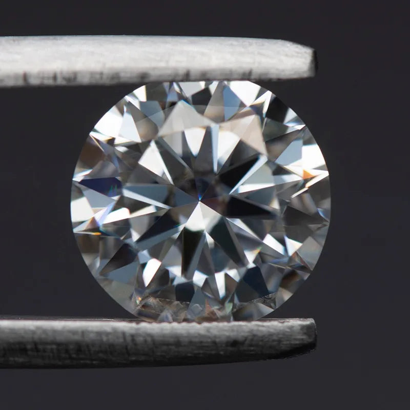 Moissanite Stone Round Cut D Color Vvs1 Moisanite Loose Stone Gemstone