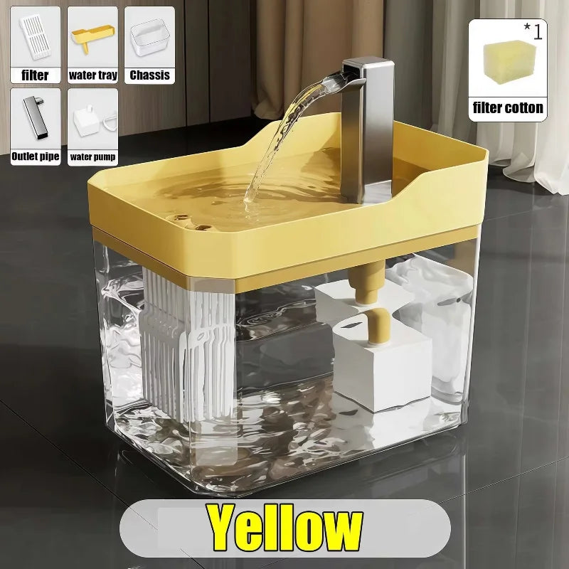 Cat Water Fountain Dispenser Filter Pet Home Drinker