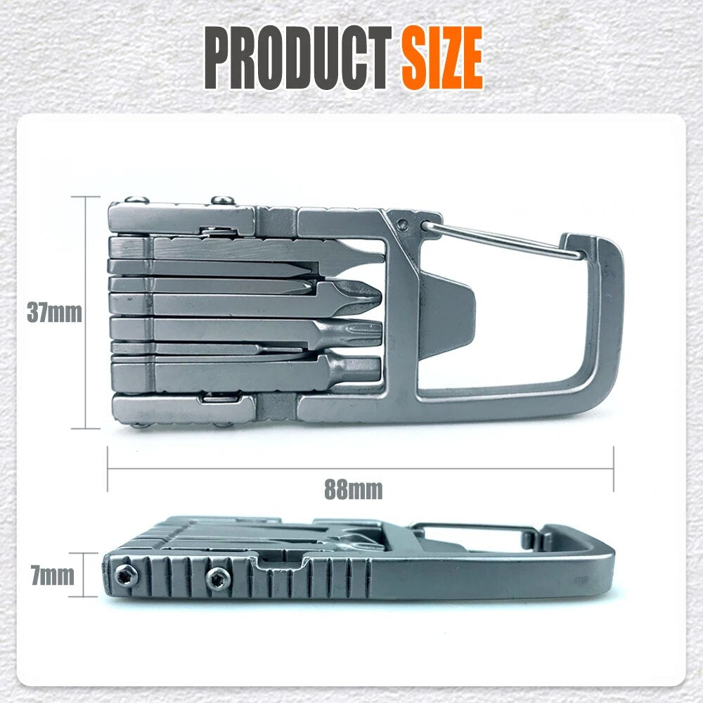 Multifunction Keychain Tool 13 Essential Functions