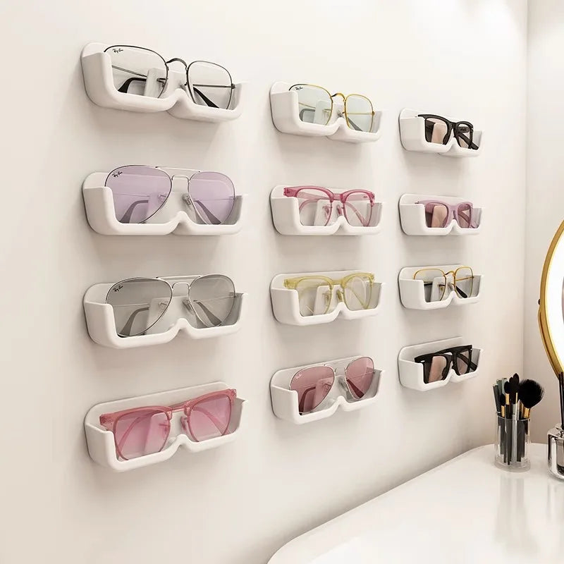 Glass Display Storage Box Wall Mounted Rack
