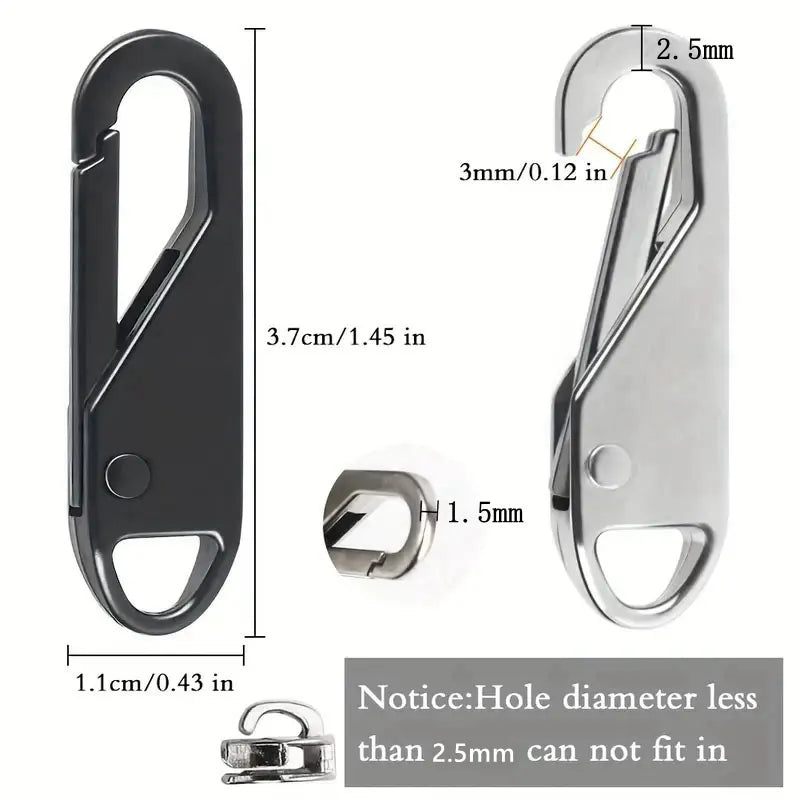 10Pcs Zipper Instant Zip Repair Replacement Bag Suitcase