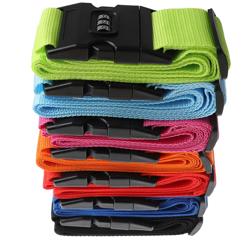1Pc Travel Luggage Suitcase Secure Lock Nylon Belt