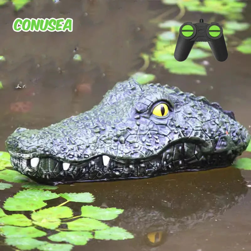 RC Crocodile Head Toy Simulation Remote Control Joke Alligator Toys Water