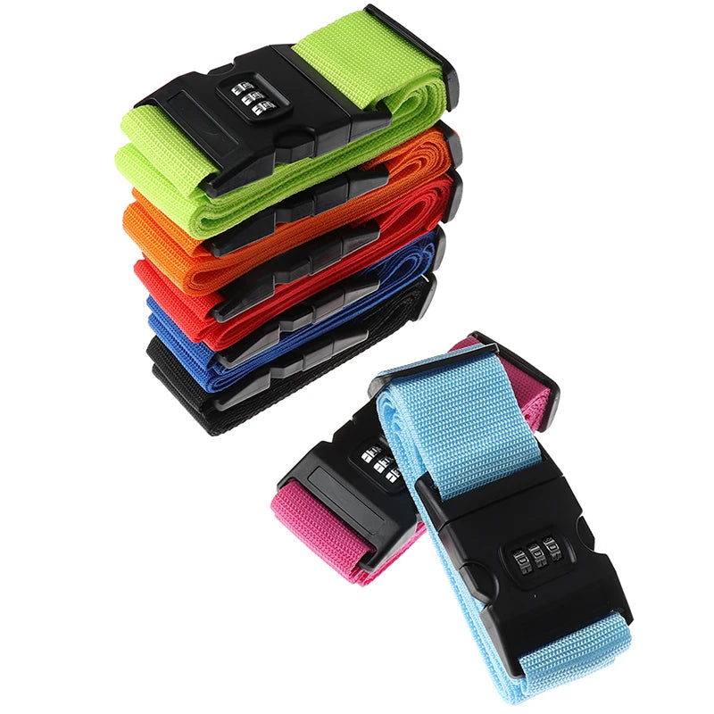 1Pc Travel Luggage Suitcase Secure Lock Nylon Belt