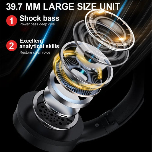 Bluetooth Headphones Foldable for Smartphone & Laptops