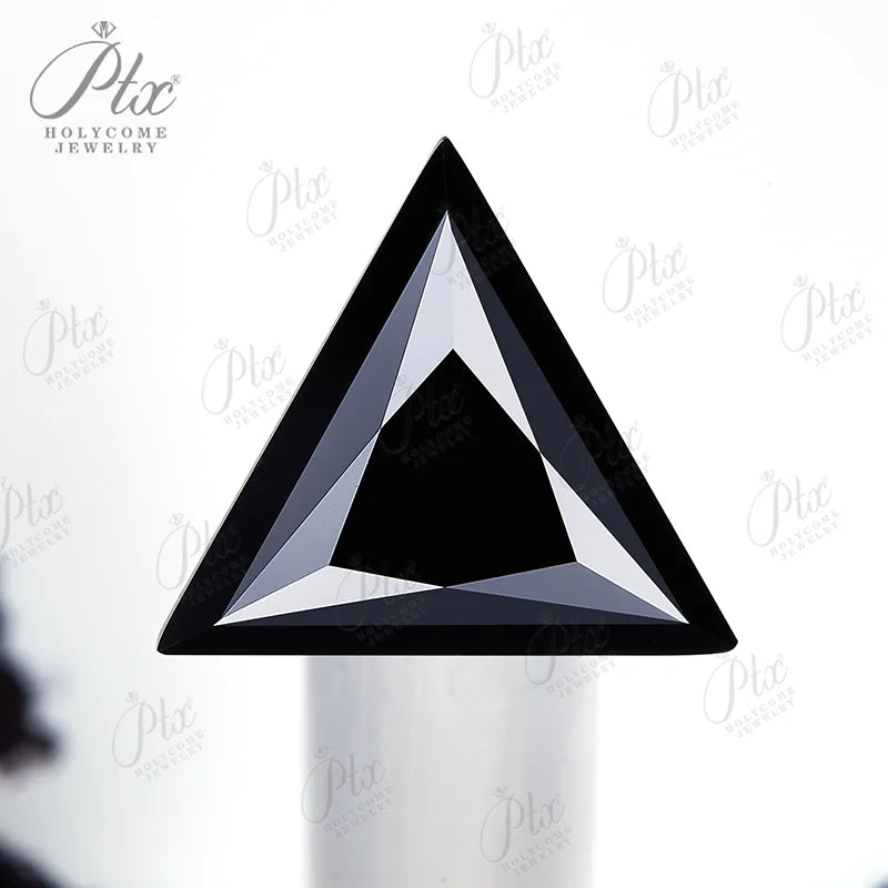 RARE Moissanite Triangle Cut VVS1 Loose Gemstones GRA Certificate