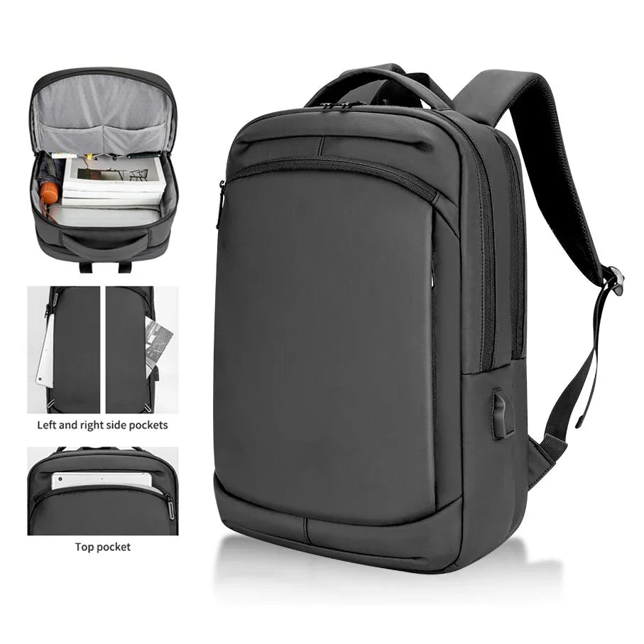 16.5 Inch Travel Business USB Laptop Backpack