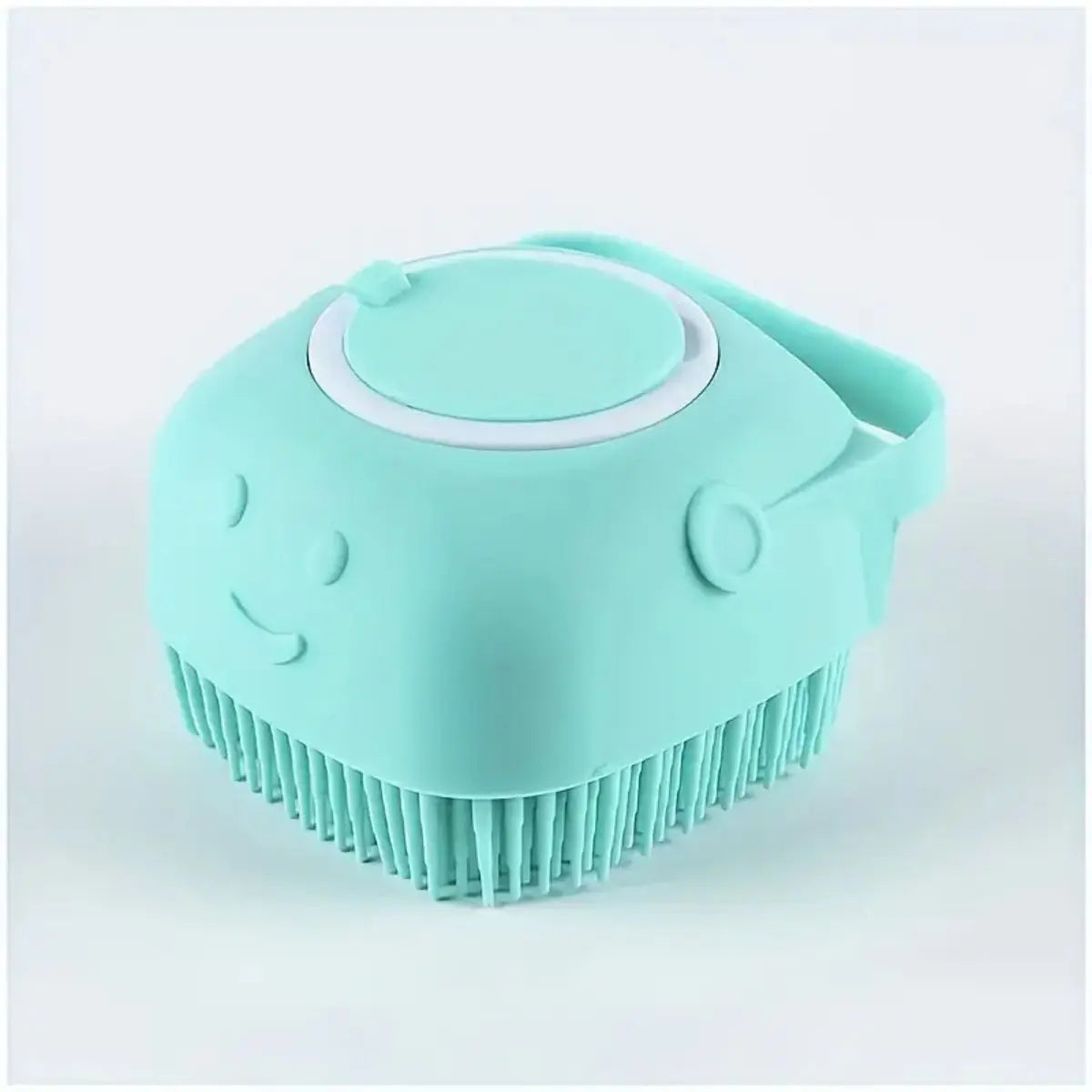 Soft Silicone Dog Bath Brush Massage Shampoo Dispenser
