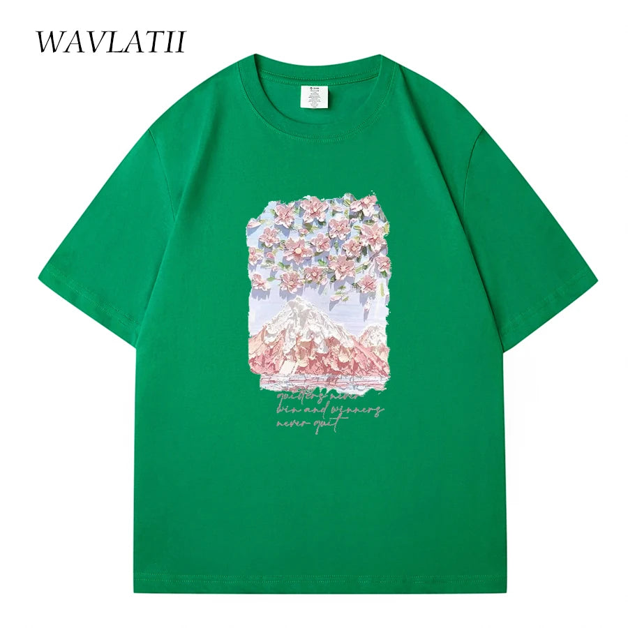 Women T-shirts Streetwear Casual Short Sleeve