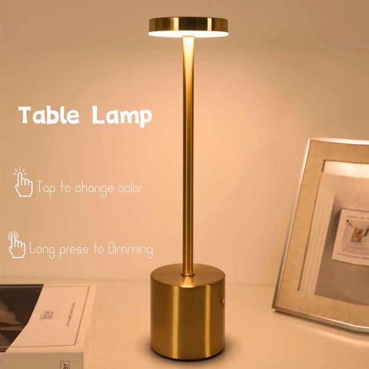LED Rechargeable Touch Lamp Ambient Light Outdoor Decor