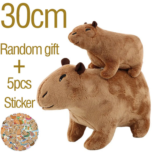 Capybara Plush Fluffty Toy Stuffed Animals Soft Doll Gift NEW 🎄