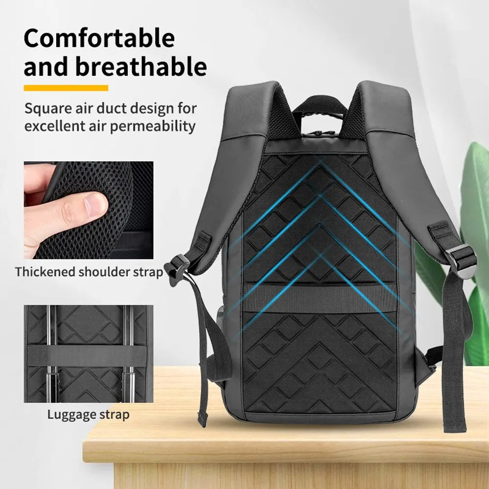 16.5 Inch Travel Business USB Laptop Backpack
