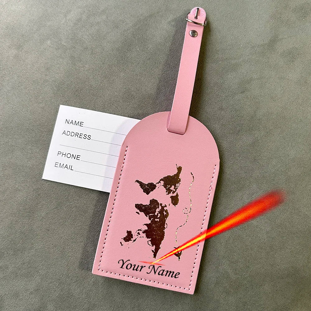 Personalised Passport Cover with Names Engraved