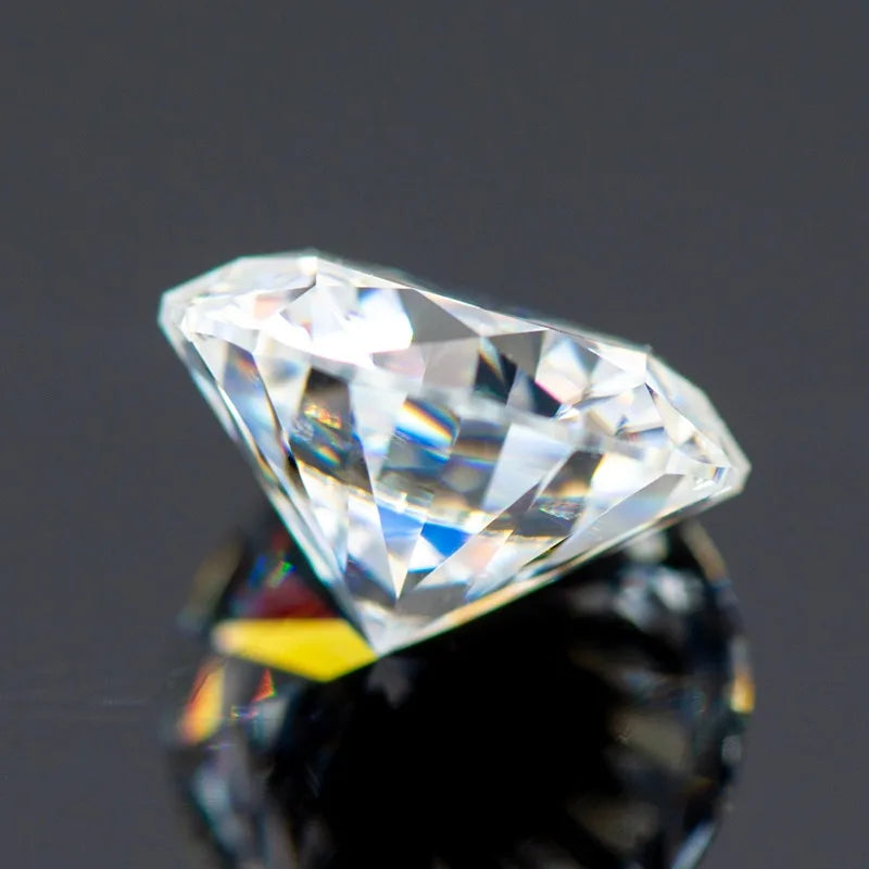Moissanite Stone Round Cut D Color Vvs1 Moisanite Loose Stone Gemstone