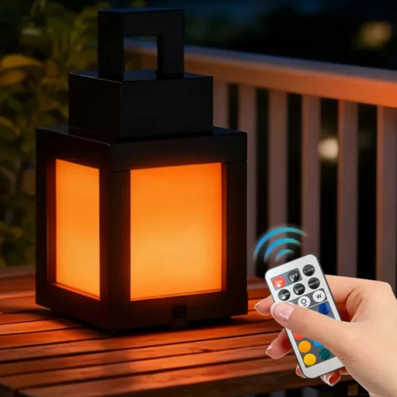 Lantern Night Light MultiColor LED Light Remote Control Desk & Wall Mountable Home Decor