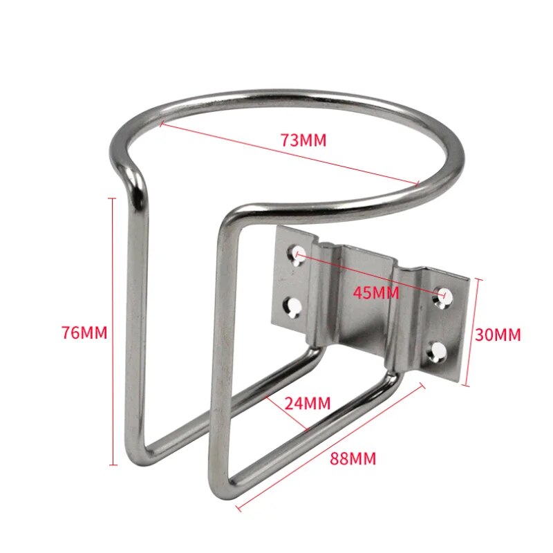 Premium Stainless Steel Boat Ring Cup Holder