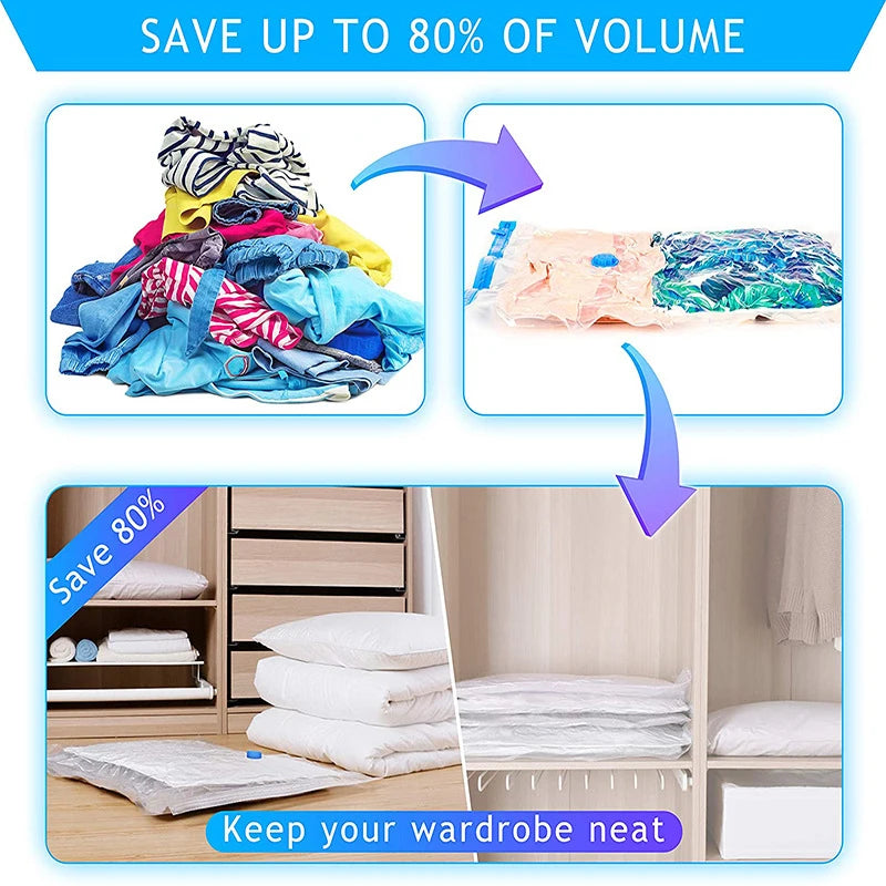 Vacuum Bag Pump Compression Pump Sealing Machine Travel Space Organizers