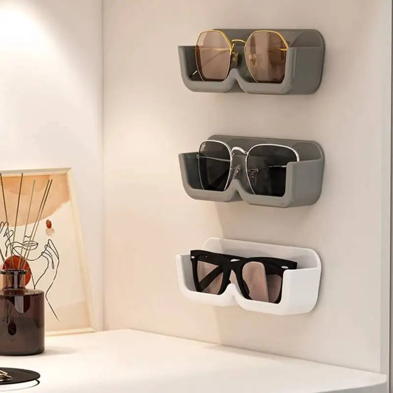 Glass Display Storage Box Wall Mounted Rack