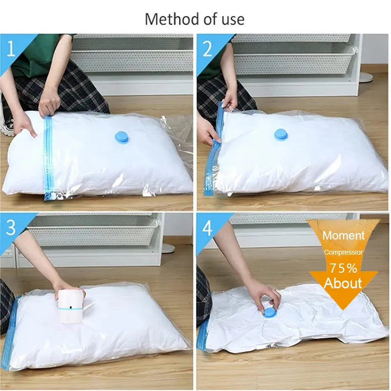 Vacuum Bag Pump Compression Pump Sealing Machine Travel Space Organizers