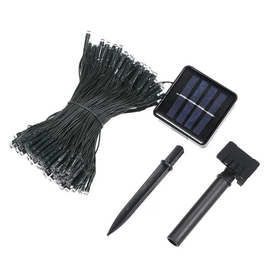 Solar Panel Lights LED Outdoor Garden Tree Lamp for Christmas Decor