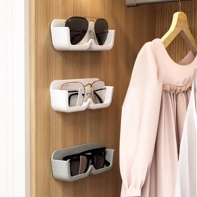 Glass Display Storage Box Wall Mounted Rack