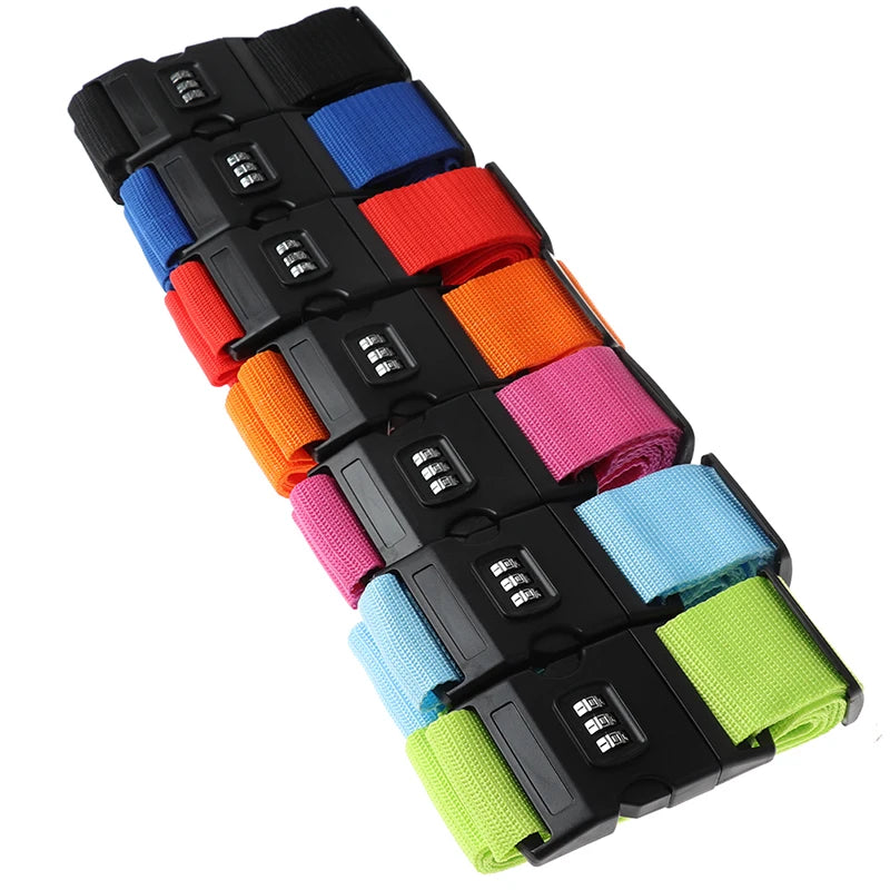 1Pc Travel Luggage Suitcase Secure Lock Nylon Belt