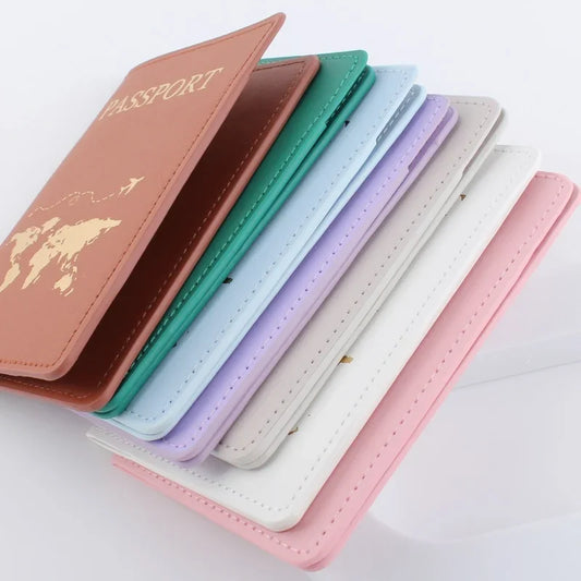 Passport Cover World Thin Slim Travel Passport Holder Wallet