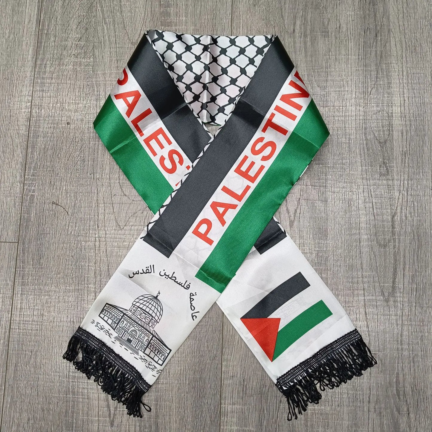 Palestine flag Custom Scarf palestine national day 14x130cm Printing Palestinian FREE PALESTINE