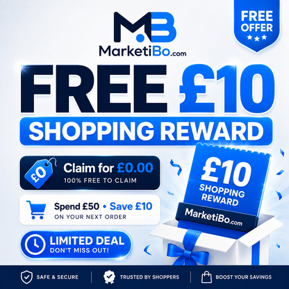 FREE COUPON | £10 MarketiBo.com Shopping Credit Spend £50