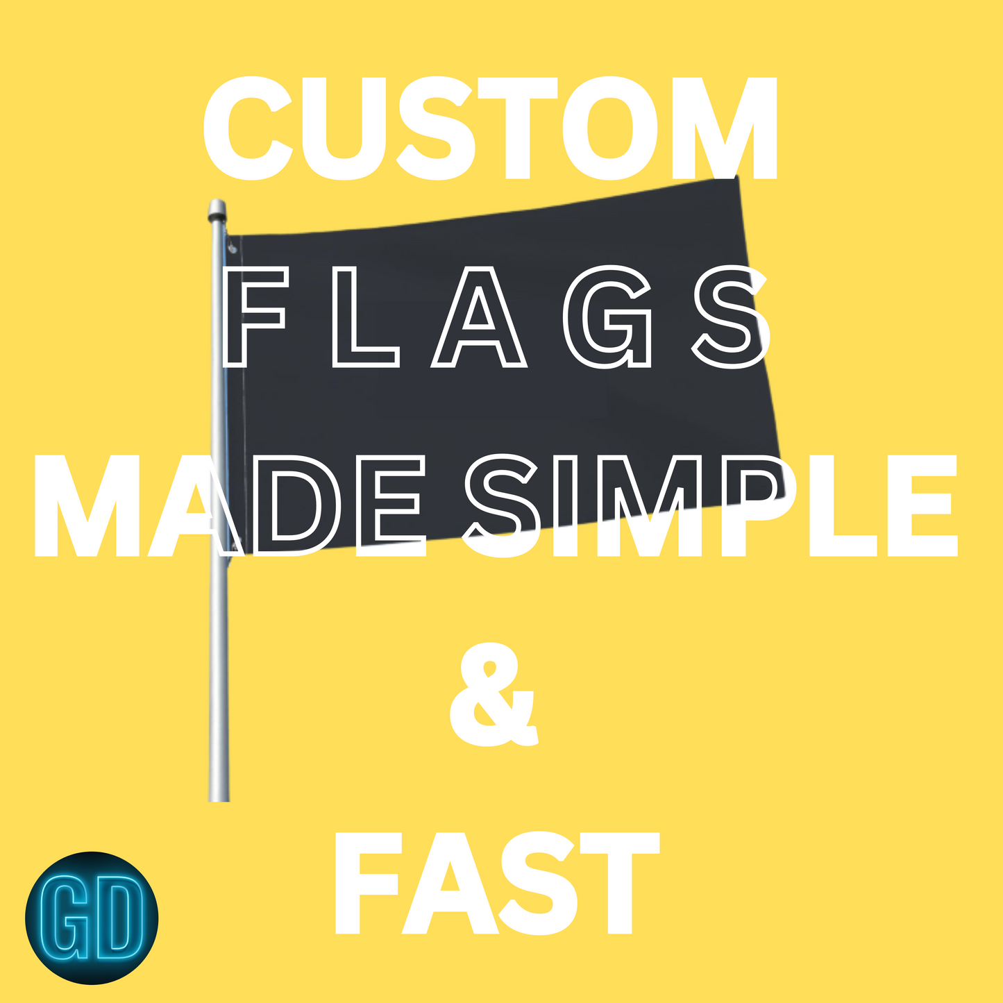 Customizable print Flag 60*90 CM