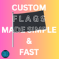 Customizable Print Flag 120*180 CM