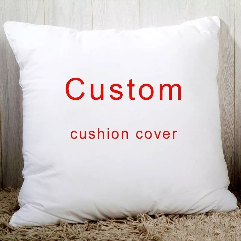 Custom Pillow case Personalized Printed Your Design picture text