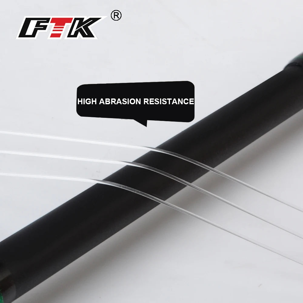 100M Fluorocarbon Coating Fishing Line 4.14LB-34.32LB Carbon Fiber Monofilament