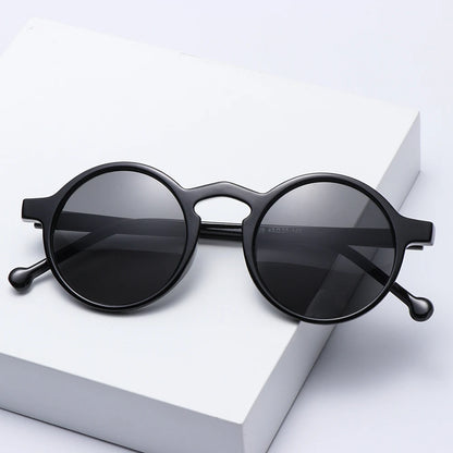 New Hot Summer UV400 Sunglasses Korean Style Retro Round Sun Glasses Brand Designer Small Frame Outdoor Hiking Driving Eyewear