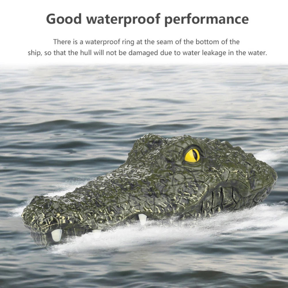 RC Crocodile Head Toy Simulation Remote Control Joke Alligator Toys Water