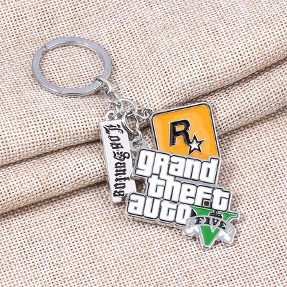 GTA 5 Keychain Grand Theft Auto V Keyrings
