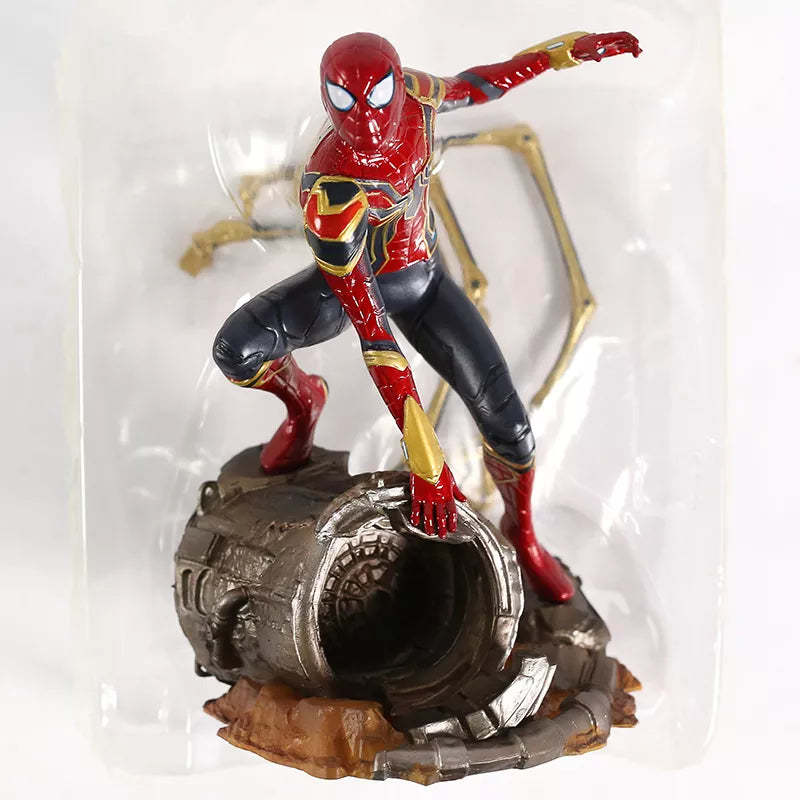 Iron Spider Man 1/10 Scale PVC Figure Collectible Model Toy