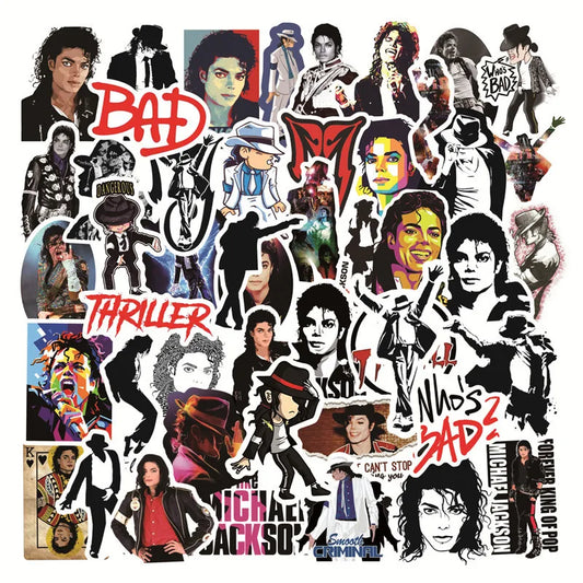 Michael Jackson Graffiti Stickers Motorcycle Luggage Guitar Skateboard Cool Sticker