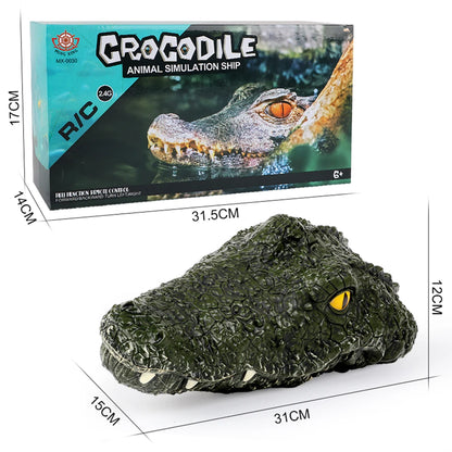 RC Crocodile Head Toy Simulation Remote Control Joke Alligator Toys Water