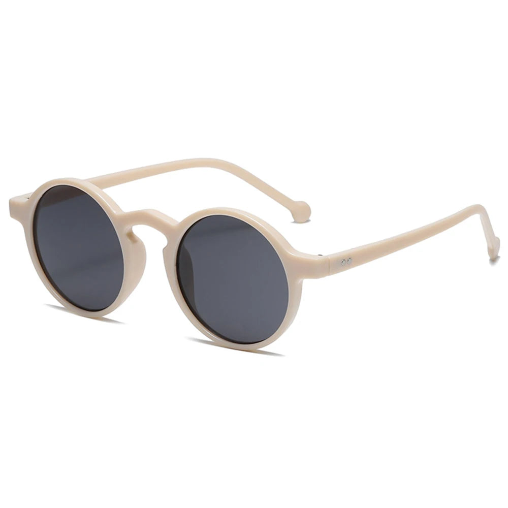 New Hot Summer UV400 Sunglasses Korean Style Retro Round Sun Glasses Brand Designer Small Frame Outdoor Hiking Driving Eyewear