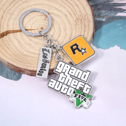 GTA 5 Keychain Grand Theft Auto V Keyrings