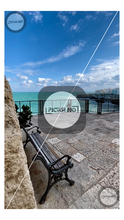 Mediterranean Town Italy Puglia Polignano A Mare Bridge - Buy Stock Picture