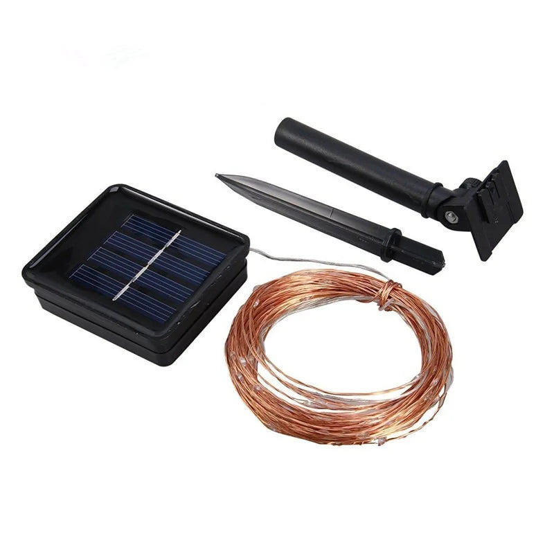 Solar LED Light Outdoor Waterproof Fairy Lights String Christmas Halloween Decoration Festoon Garden Led Lamp Party Supplies