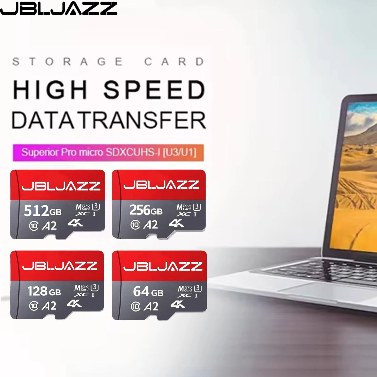 Micro SD Memory Card U3 V30 512GB 256GB 128GB 64GB for Phone GoPro Camera Nintendo Switch NEW