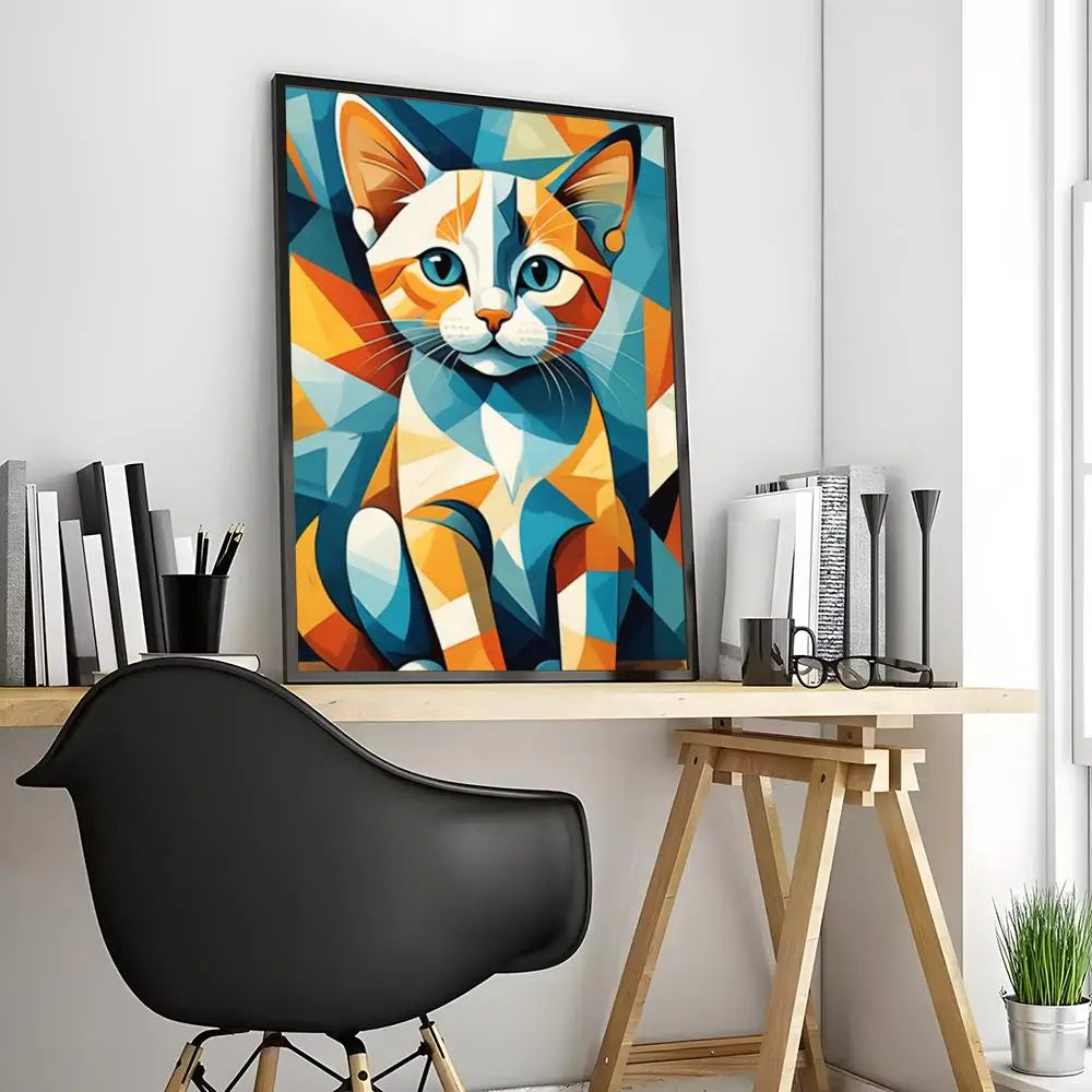 Picasso Painting Calligraphy Canvas Poster: Crease Free Waterproof Durable All Space Wall Decor