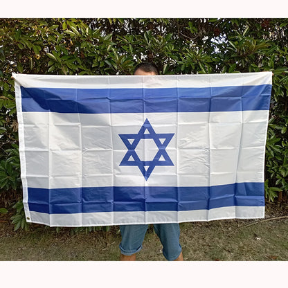 90X150CM Israel National Flag ISR IL Israeli National Flags