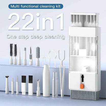 22-in-1 Multi-Function Cleaning Kit  for iPhone AirPods PC Keyboard Phone Headphone
