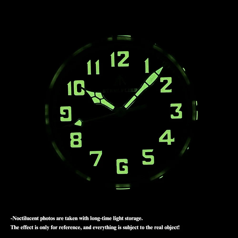 Steel Watch SF740V Quartz Wristwatch Luminous 200M Waterproof