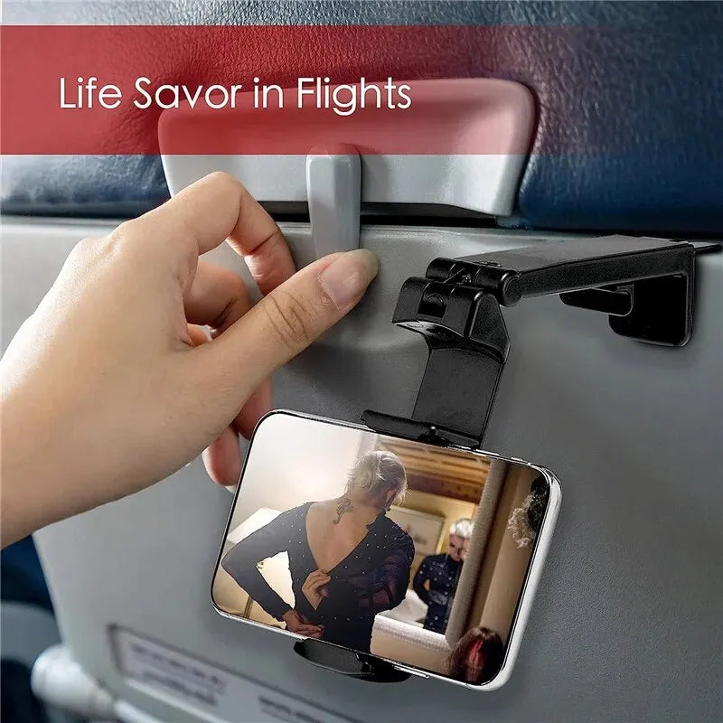 Airplane Bus Train Phone Holder Stand Flight Seat Adjustable Universal Holder